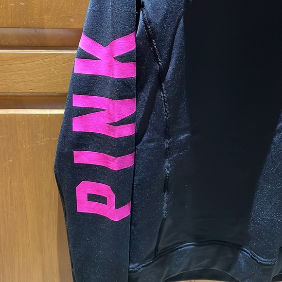 PINK Black/Pink Quarter Zip - Picture 3 of 5